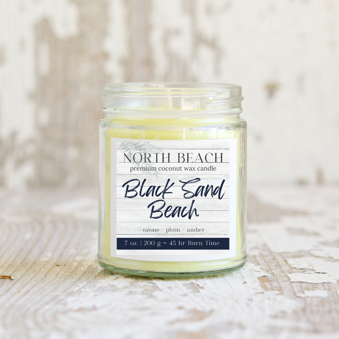 Black Sand Beach Candle